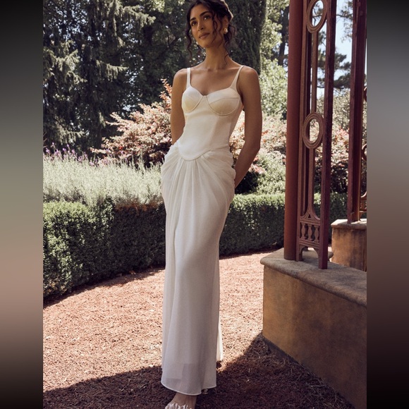 Meshki Dresses & Skirts - Meshki Leila Satin Corset Dress NWT